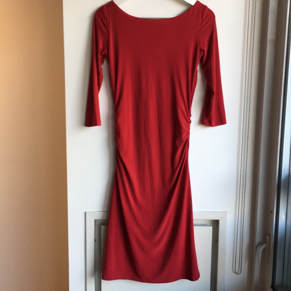 Red Work Dress - Picture 5 of 7